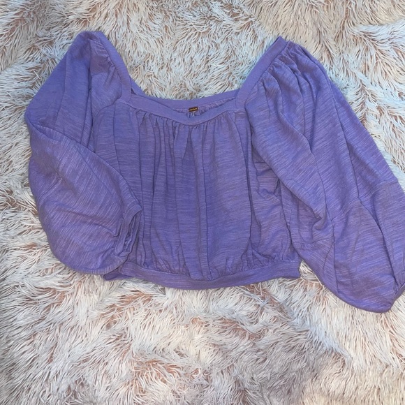 Free People Balloon Crop Top - Picture 5 of 6